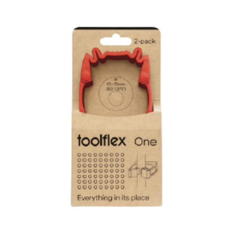 Toolflex Holder Including Adapter Red Pkt 2