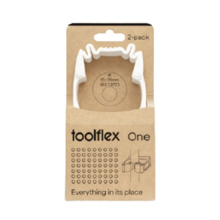 Toolflex Holder Including Adapter White Pkt 2