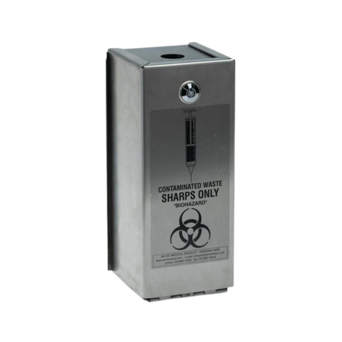 Stainless Steel Sharps Safe 1.4Lt