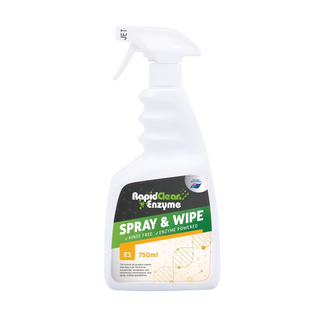 RapidClean Enzyme Spray & Wipe 750ml