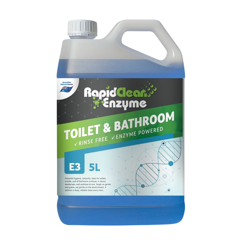 RapidClean Enzyme Toilet & Bathroom Cleaner 5Lt