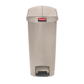 Rubbermaid Streamline 50L Resin Step On Beige