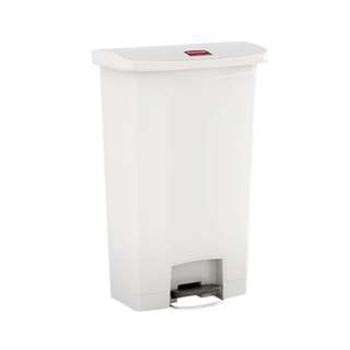 Rubbermaid Streamline 50L Resin Front Step On White