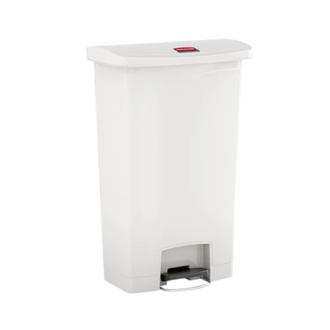 Rubbermaid Streamline 50L Resin Front Step On White