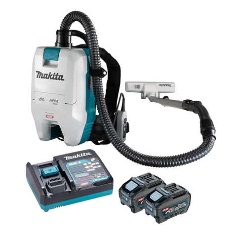 Makita 40V Max Brushless Backpack Vacuum Kit