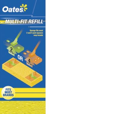 Multi Fit Sponge Mop Refill  Fits Most 2 and 4 Post Squeeze Mops