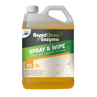 RapidClean Enzyme Spray & Wipe 5Lt