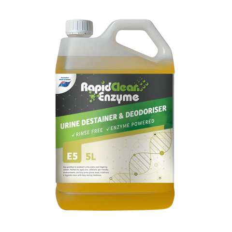 RapidClean Enzyme Urine Destainer & Deodoriser 5Lt