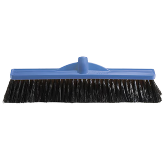 Broom Medium Stiff 450mm Blue Head Only
