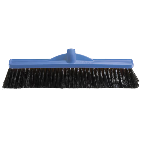 Broom Medium Stiff 450mm Blue Head Only