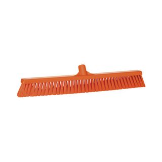 Vikan Floor Broom Medium Bristle, Orange 610mm