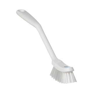 Vikan Dish Brush 290mm Narrow White