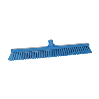 Vikan Floor Broom Soft/Stiff 610mm Blue