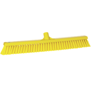 Vikan Floor Broom Soft/Stiff 610mm Yellow