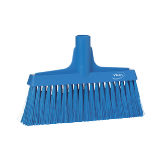 Vikan Lobby Broom Straight Neck Soft Bristle 260mm Blue