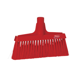 Vikan Lobby Broom Straight Neck Soft Bristle 260mm Red