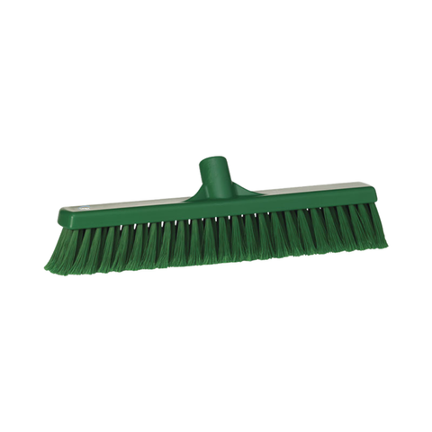 Vikan Floor Broom Green Soft Bristle 435mm