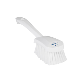 Vikan Washing Brush with Short Handle 270 mm Soft Bristle White