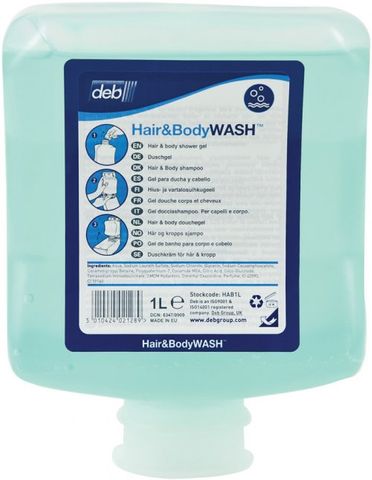 Deb Hair & Body Wash 1Lt