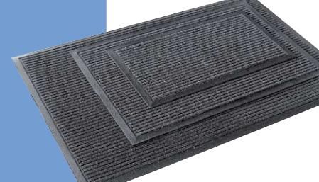 Mat Esteem Ribbed 400x700 Charcoal