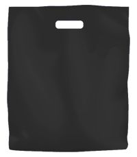 BD Bag Black Large Ctn 500