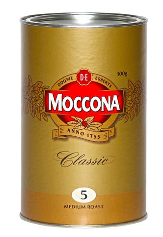 Coffee Moccona Classic Medium Roast Can 500g