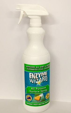 Enzyme Wizard All Purpose Surface Spray 1L EMPTY
