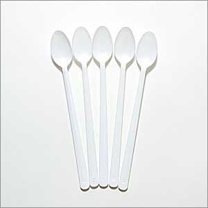 Spoon Long Handle White Pkt 100