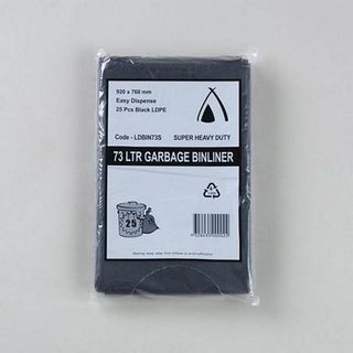 Garbage Bag 73Lt Super Heavy Duty  Pkt 25