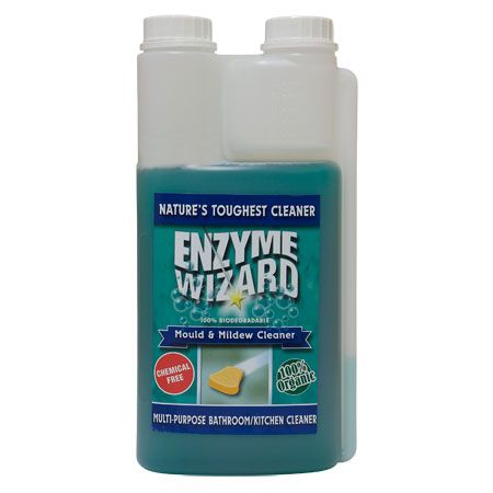 Enzyme Wizard Multi-Purpose Bathroom/Kitchen Spray & Wipe Concentrate 1L Twin