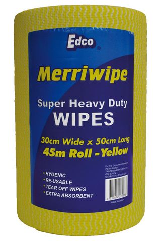 Merriwipe Wipe Super Heavy Duty Yellow