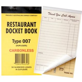 Docket Books Meal 007 (Formally 9543) 754332