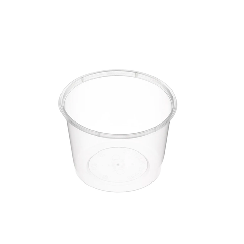 Genfac Container Round 600ml Slv 50