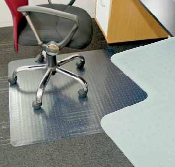 Mat PVC Chair Mat Grippers .9m x 1.2m
