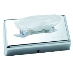 Facial Tissue Dispenser/Tissue Box Cover Chrome