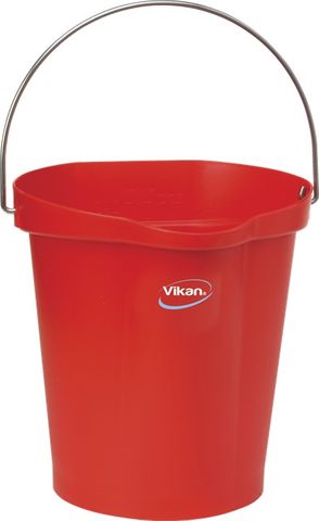 Vikan Hygiene Bucket Heavy Duty 12L Red
