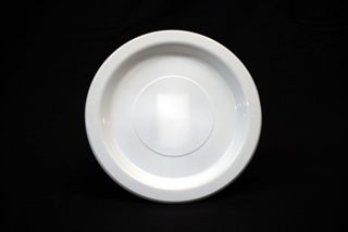 Plate Round White 230mm Pkt 50