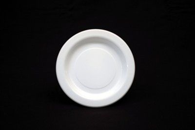 Plate Round White 180mm Pkt 50