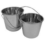 Bucket Stainless Steel 12 Litre 270mm x 250mm High