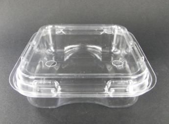 Punnet Blueberry 125g Clear Rectangular Clam Punched
