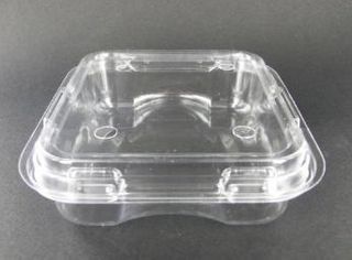 Punnet Blueberry 125g Clear Rectangular Clam Punched