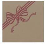 Cake Box No 10 Red Bow Pkt 25