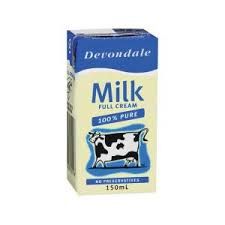 Milk Portions Devondale UHT 150ml Ctn 32