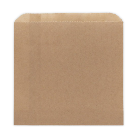 Bag 2 Square Brown Pkt 500