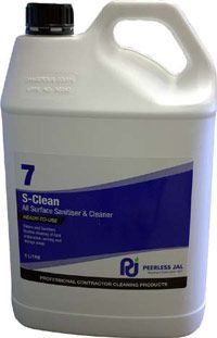 S Clean Surface Sanitiser & Cleaner (7) RTU 5L