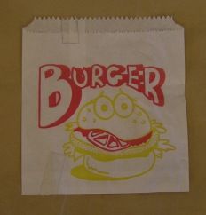 Bag 1 Square Burger GR Pkt 1000