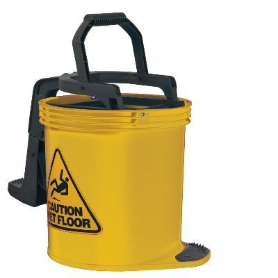 Mop Bucket Plastic 15Lt Yellow