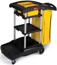 Rubbermaid High Capacity Janitor Cart 9T72