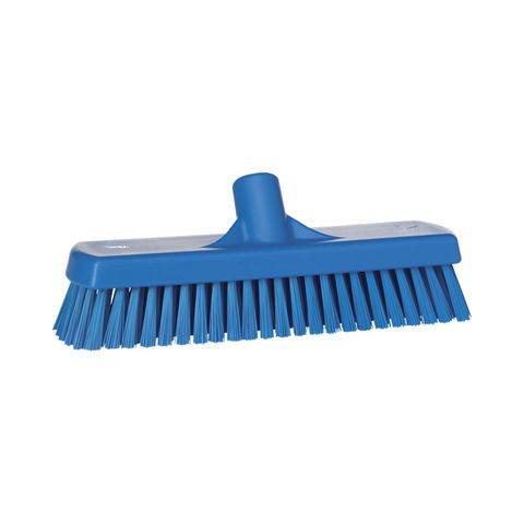 Vikan Floor Scrub Broom Medium 305mm Blue (Head Only)