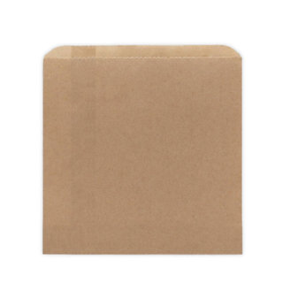 Bag 4 Square Brown Pkt 500